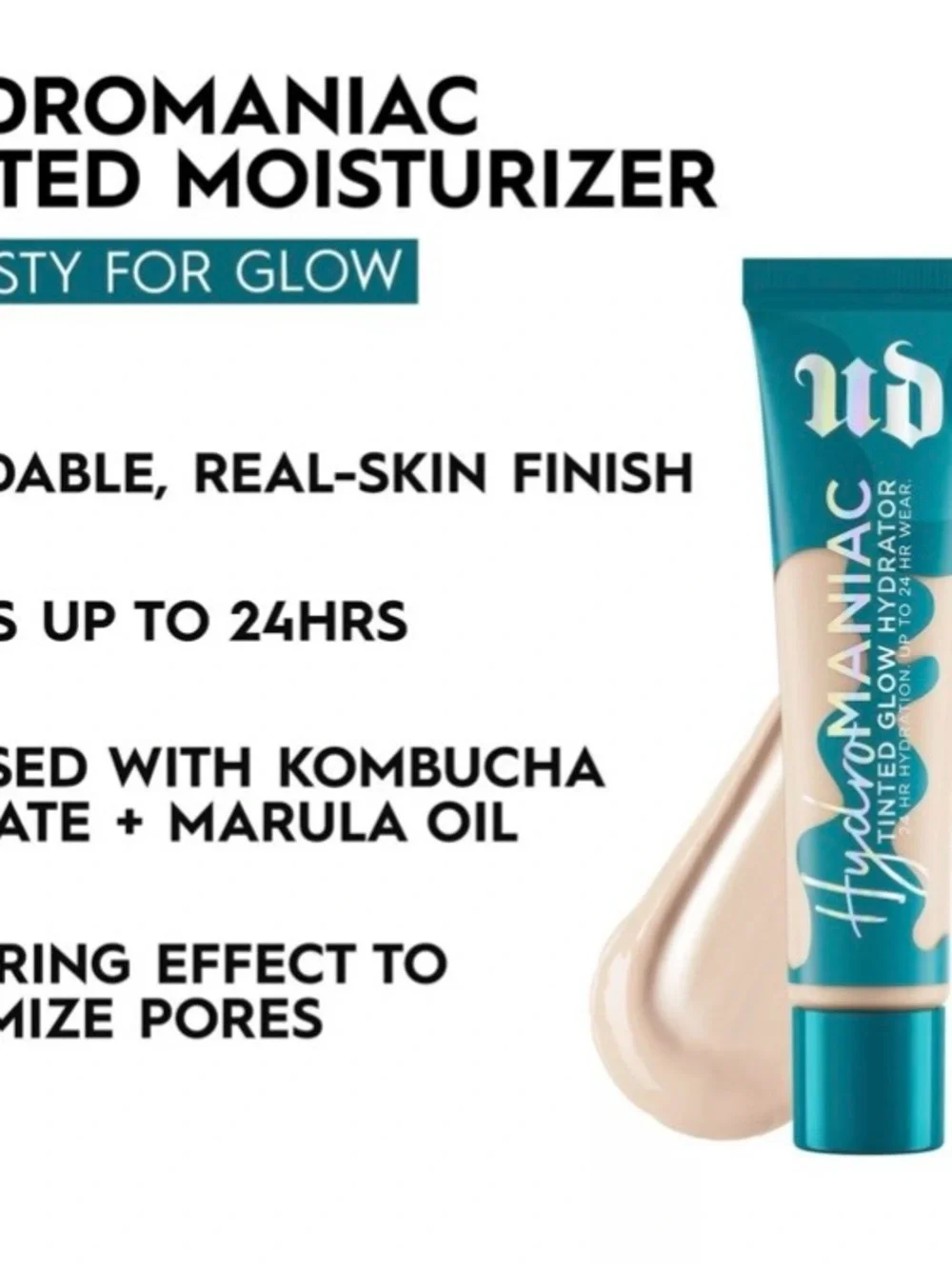 Urban Decay ~ ‘10 ULTRA FAIR’ HydroManiac Tinted Glow Hydrator ~ Full Size 35 ml